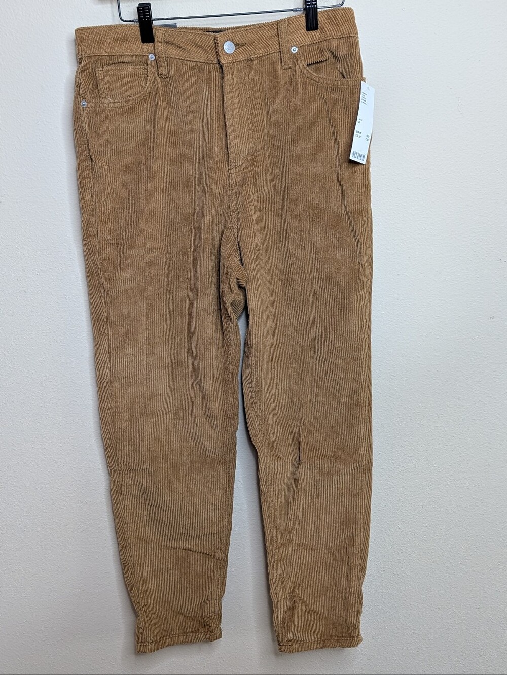 NWT BDG Urban Outfitters‎ Mom High-Rise Corduroy Pants Taupe Size 29